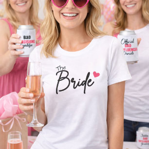 T-shirt En Tri-matière Marie-Minimaliste : Enterrement de Vie de Jeune Fi
