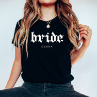 Mariée | Texte gothique cool
