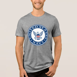 T-shirt En Tri-matière Marine américaine Navy Alt Emblem
