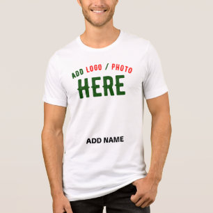 T-SHIRT EN TRI-MATIÈRE MARQUE BLANCHE MODERNE ET PERSONNALISABLE VÉRIFIÉE