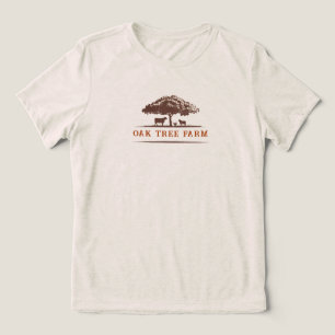 T-shirt En Tri-matière Marque de ferme personnalisée