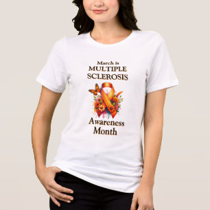 T-shirt En Tri-matière Mars est le mois de sensibilisation à la sclérose
