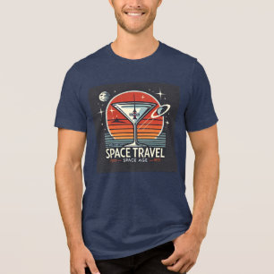 T-shirt En Tri-matière Martini Space Travel 1957 Space Age Logo