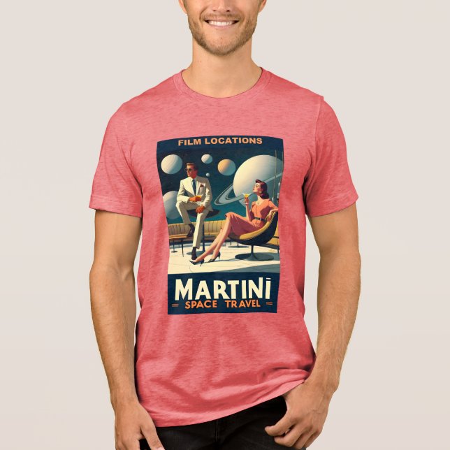 T-shirt En Tri-matière Martini Space Travel Affiches Emplacements du film (Recto)