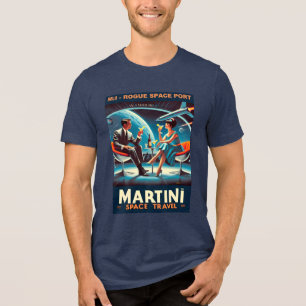 T-shirt En Tri-matière Martini Space Travel Poster Rogue Space Port