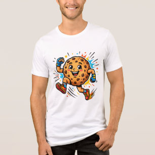 T-shirt En Tri-matière Masque de bande dessinée de cookie aux pépites de
