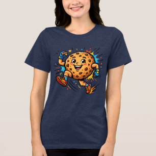 T-shirt En Tri-matière Masque de BD de Cookie aux Pépites de Chocolat Ath