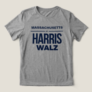 T-shirt En Tri-matière Massachusetts pour Harris Walz