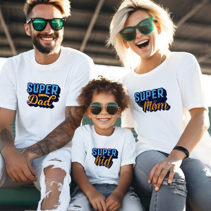T-shirt En Tri-matière Matching Super Mom & Super Kid Sidekick Mother Kid