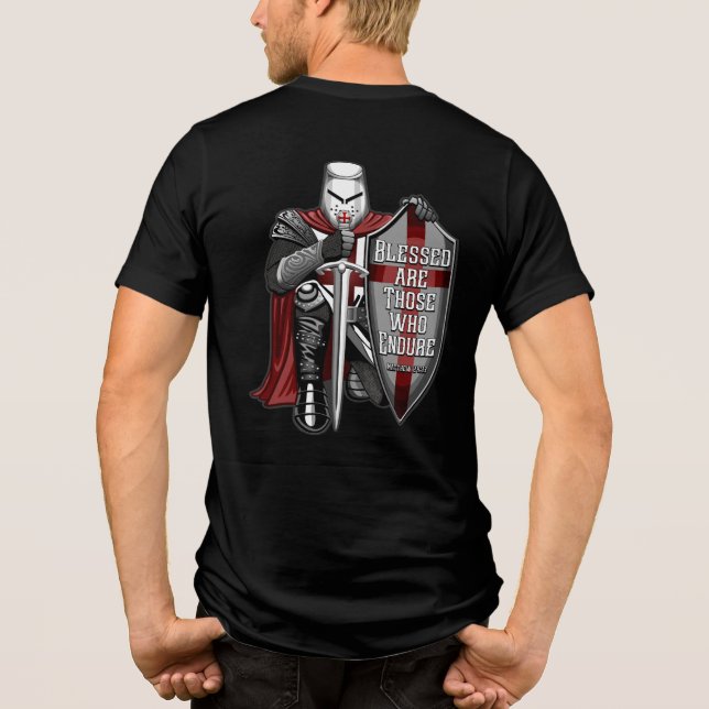 T-shirt En Tri-matière Matthieu 24:13 (Verso)