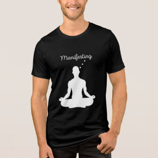 T-shirt En Tri-matière Méditation manifeste Visuel pour les vibrations po