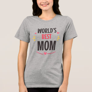 T-shirt En Tri-matière Meilleure maman du monde