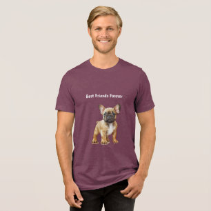 T-shirt En Tri-matière Meilleurs amis pour Frenchie Dog