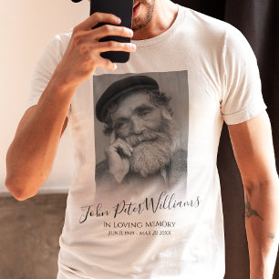 T-shirt En Tri-matière Mémorial de photo personnalisé moderne