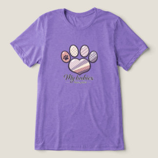 T-shirt En Tri-matière Mes bébés ont des pattes
