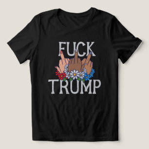 T-shirt En Tri-matière Mes sentiments sur Donald Trump Unis nous tenons d