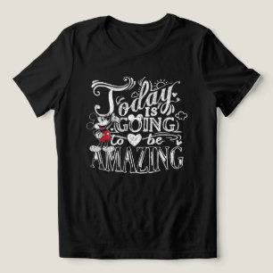 T-shirt En Tri-matière Mickey branché Aujourd'Hui Va Être Extraordinaire