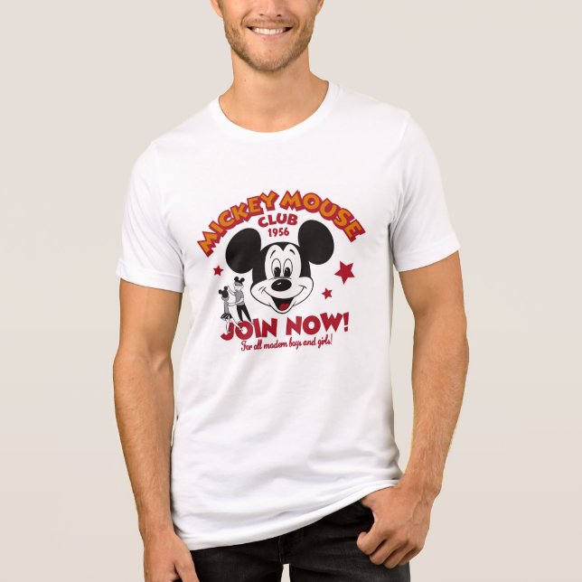 T-shirt En Tri-matière Mickey Mouse Club "Rejoignez maintenant" (Recto)
