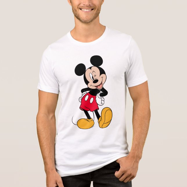 T-shirt En Tri-matière Mickey Mouse Wink (Recto)