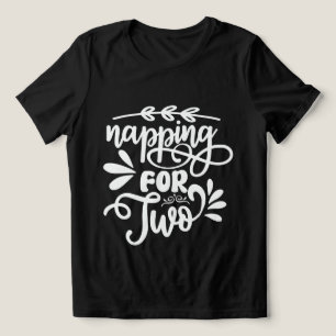 T-shirt En Tri-matière Mignonne future maman en train de faire la sieste