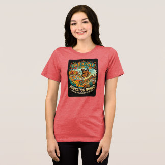 T-shirt En Tri-matière Migration du papillon monarque