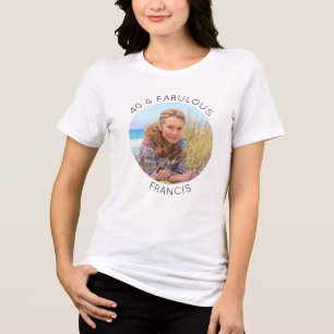 T-shirt En Tri-matière Minimaliste Moderne 40 ans & Incroyable Photo