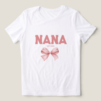 T-shirt En Tri-matière Minimaliste nana Est mignon arc rose