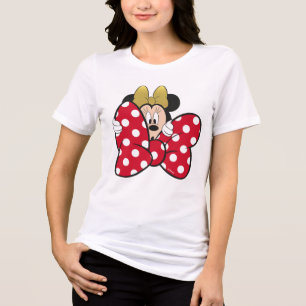 T-shirt En Tri-matière Minnie   Cravate de fond
