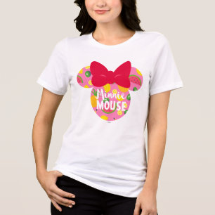 T-shirt En Tri-matière Minnie Logo Minnie Tropical 3