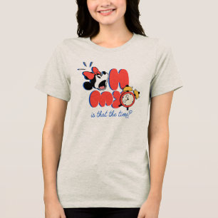 T-shirt En Tri-matière Minnie Mouse Oh Mon Dieu C'est L'Heure
