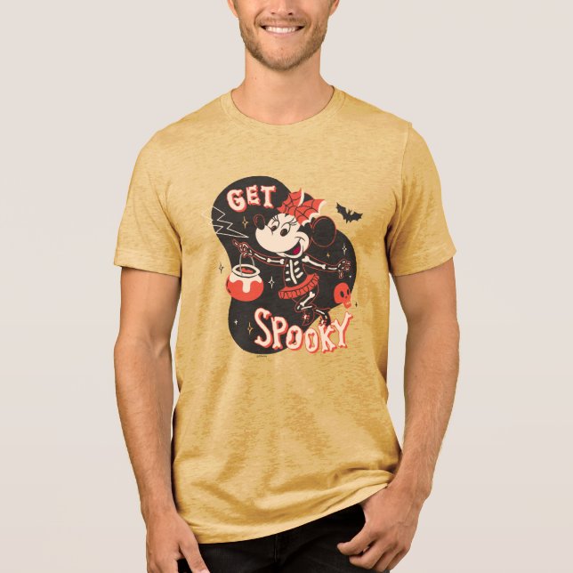 T-shirt En Tri-matière Minnie Souris Soyez Éffrayant (Recto)