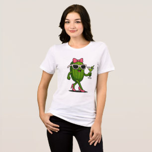 T-shirt En Tri-matière Mlle Chic Cornichon