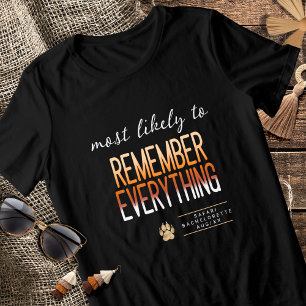 T-shirt En Tri-matière MLT Se souvenir de tout Bachelorette ID1156