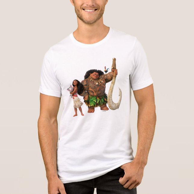 T-shirt En Tri-matière Moana | L'Océan nous connecte (Recto)