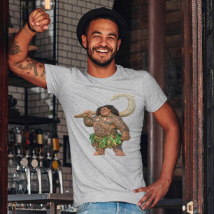T-shirt En Tri-matière Moana   Maui - Hook A Le Pouvoir