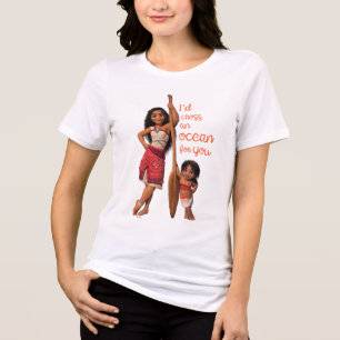 T-shirt En Tri-matière Moana & Simea : Je traverserais un océan pour vous