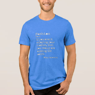 T-shirt En Tri-matière Mode : Cou scoopé Slim Fit