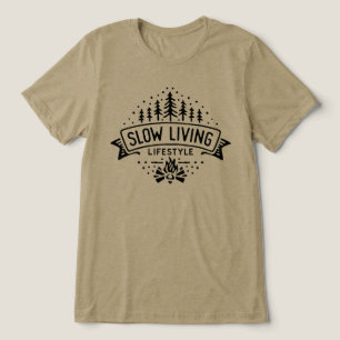 T-shirt En Tri-matière Mode de vie lent