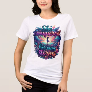 T-shirt En Tri-matière Mode Féminine