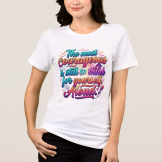 T-shirt En Tri-matière Mode Féminine