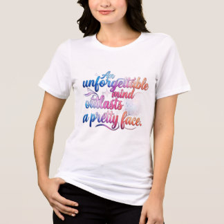 T-shirt En Tri-matière Mode Féminine