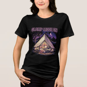T-shirt En Tri-matière Mode Glamping Activé Scène de Camping Luxueux de N