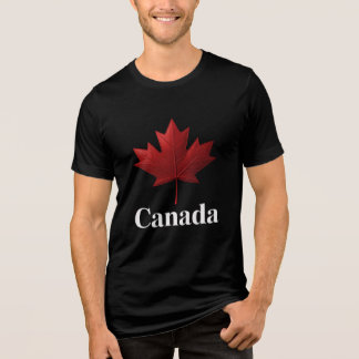 T-shirt En Tri-matière Modèle de T-shirt Feuille d'érable canadien