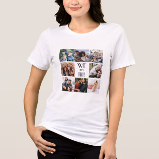 T-shirt En Tri-matière Modèle photo personnalisé "We Are Family"