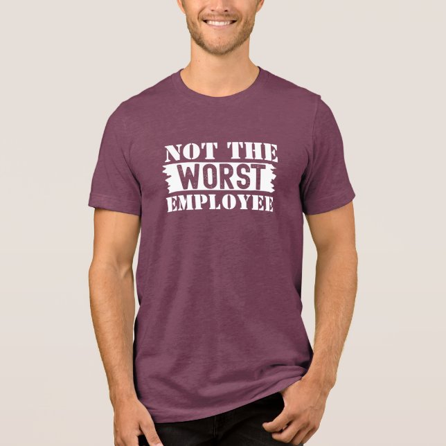 T-shirt En Tri-matière Modern Funny Humor Office Meeting Quote White Tri- (Recto)