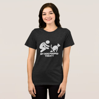 T-shirt En Tri-matière Mon chien a fait caca aujourd'hui