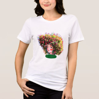T-shirt En Tri-matière Mon cœur toujours jeune – Fille aux cheveux d'arbr