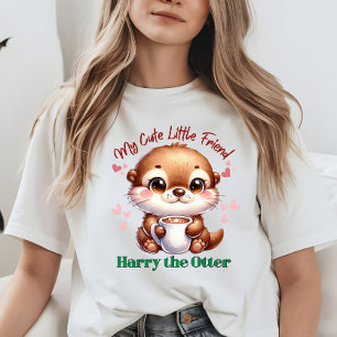 T-shirt En Tri-matière Mon mignon petit ami, Harry the Otter
