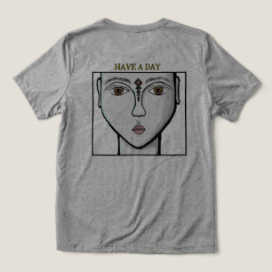 T-shirt En Tri-matière Monde Lourd - Avoir Une Journée Tri-Blend Chemise