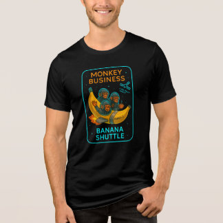 T-shirt En Tri-matière Monkey Business Banana Shuttle Shirt – Funny Space